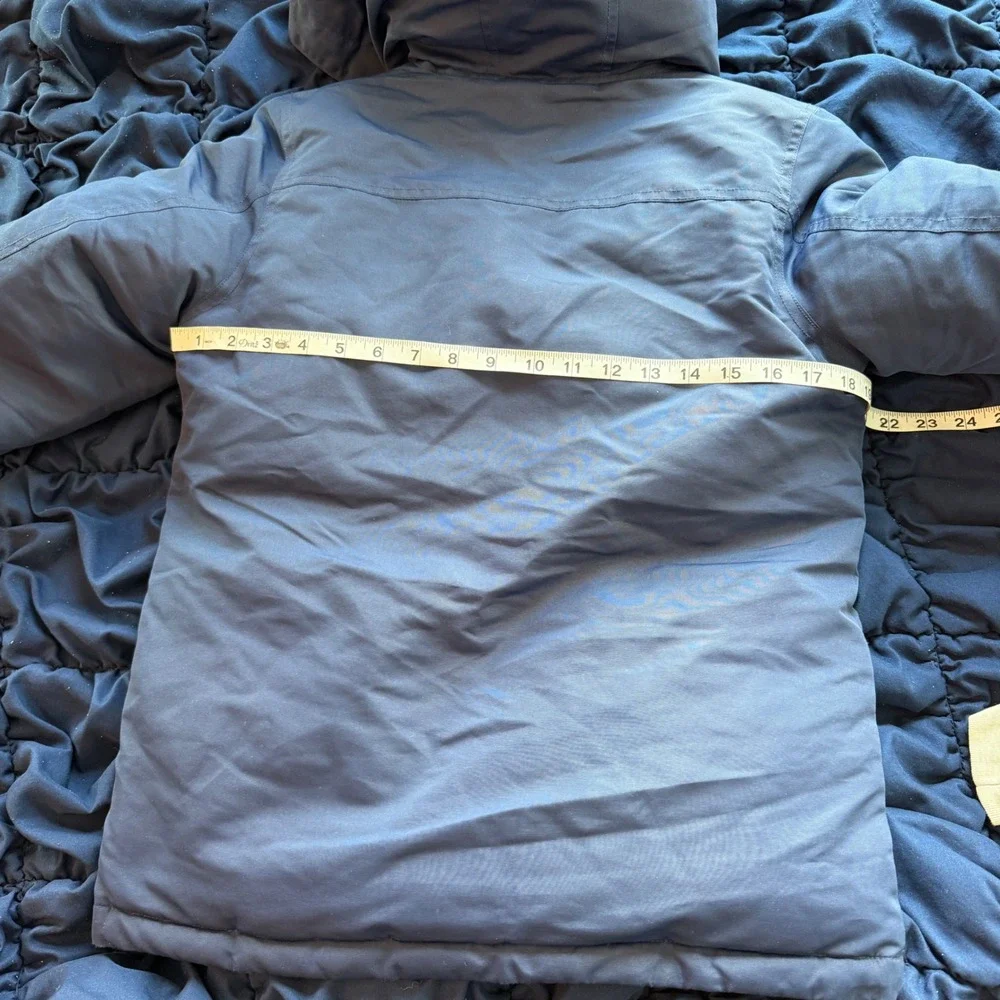 Polo Ralph Lauren Boys Navy Blue Sherpa Lined Hooded Parka Jacket Size M 10-12
